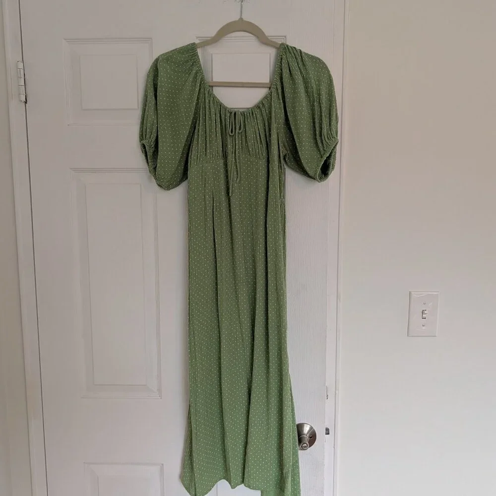 Billabong Puff Sleeve Midi Sundress - Picture 5 of 5